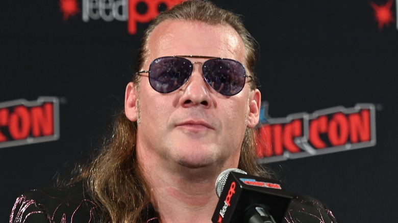 Jericho at AEW Comic Con panel in 2019