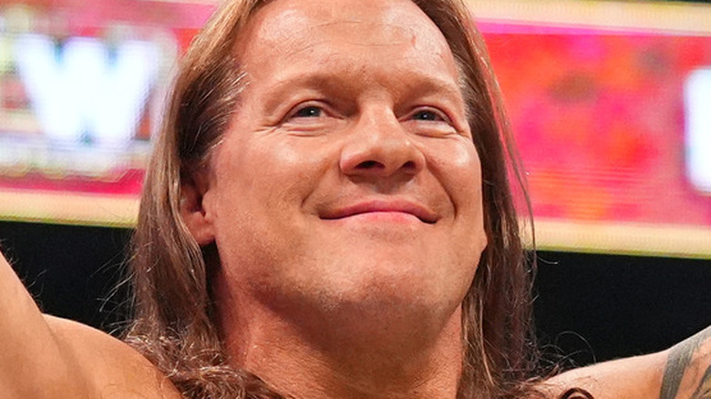Chris Jericho smiling in the ring