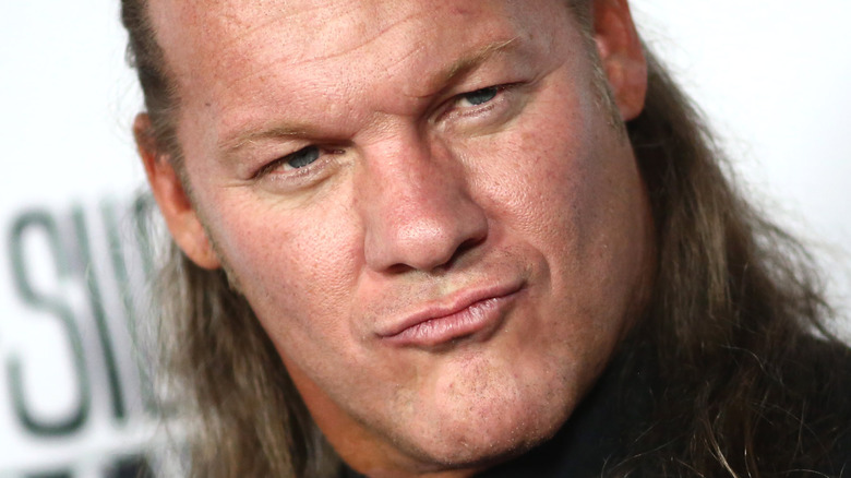 Chris Jericho making a smug face
