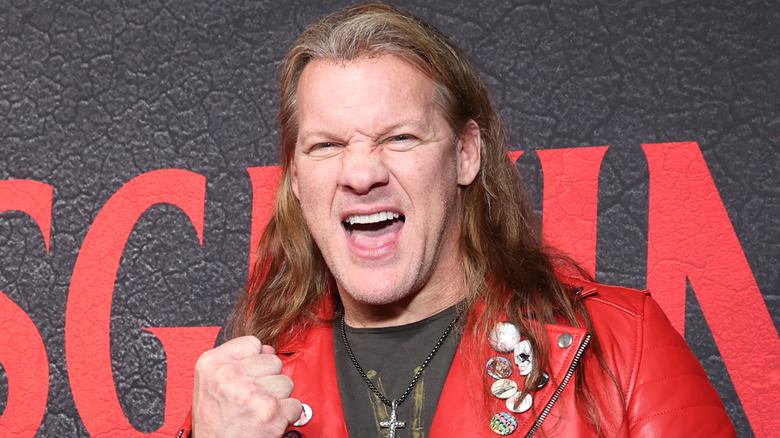 Chris Jericho smiling