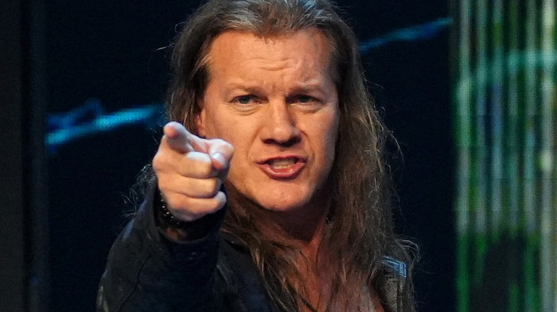 Chris Jericho pointing