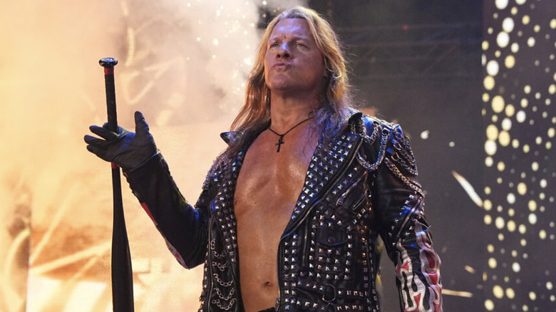 Chris Jericho walking to the ring