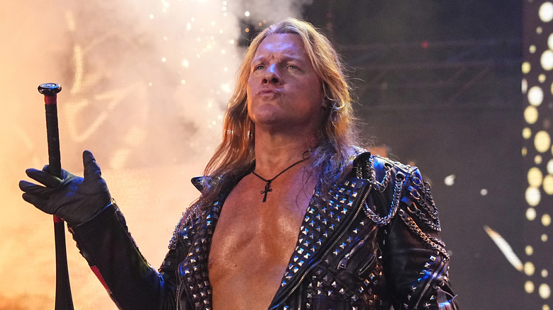 Chris Jericho performing in AEW