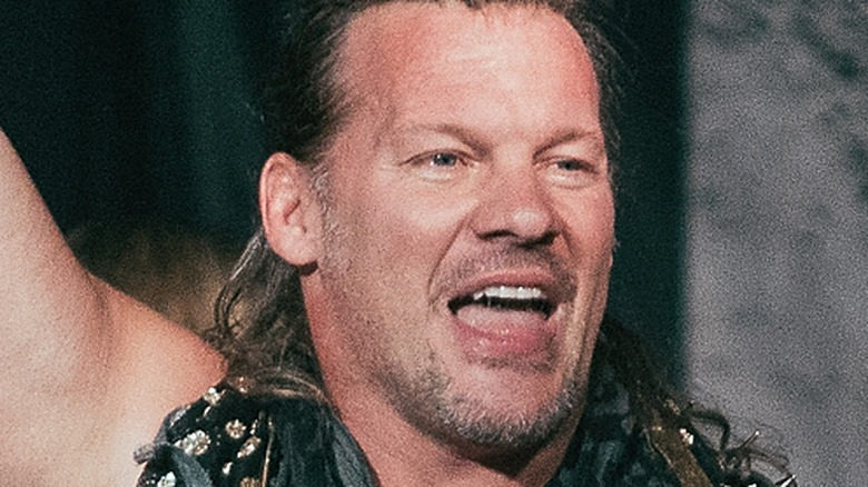 Chris Jericho with mouth open