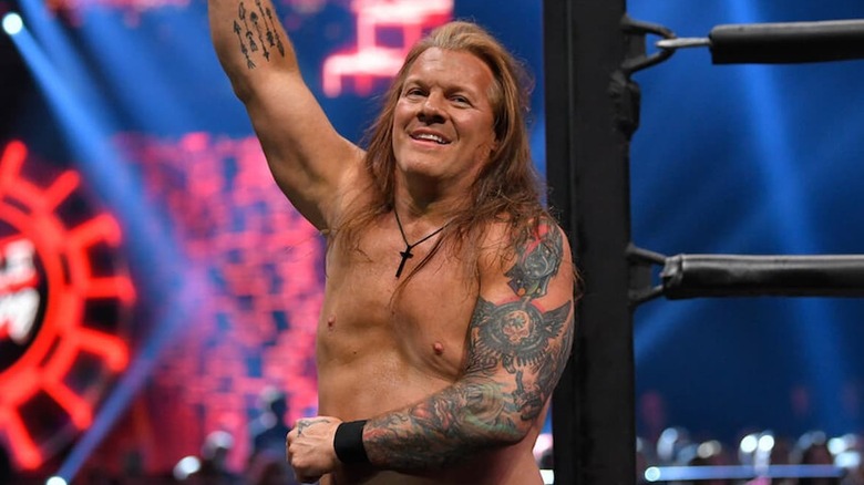 Chris Jericho posing
