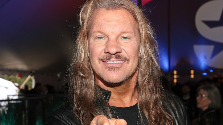 Chris Jericho is smiling