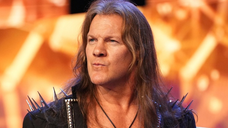 Chris Jericho with pursed lips
