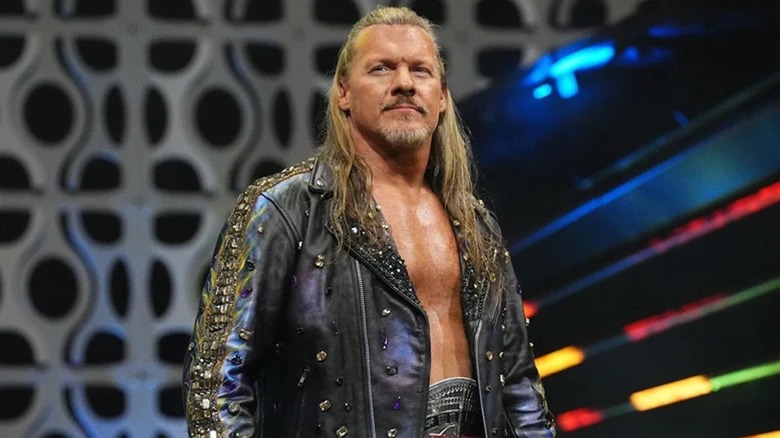 Chris Jericho makes an entrance in AEW.