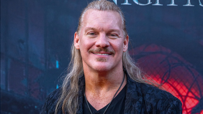 Chris Jericho is smiling