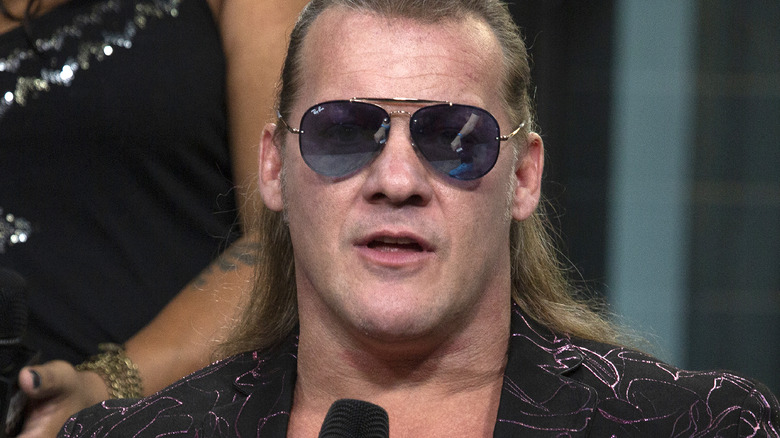 Jericho at a speaking engagement