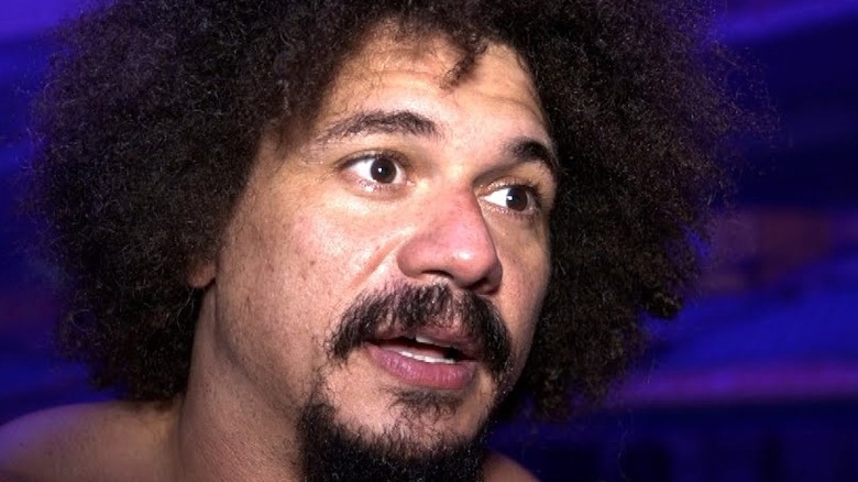 Carlito being interviewed 