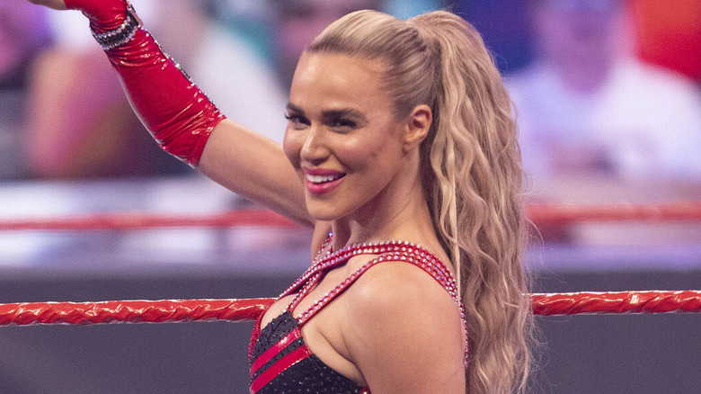 Lana smiling