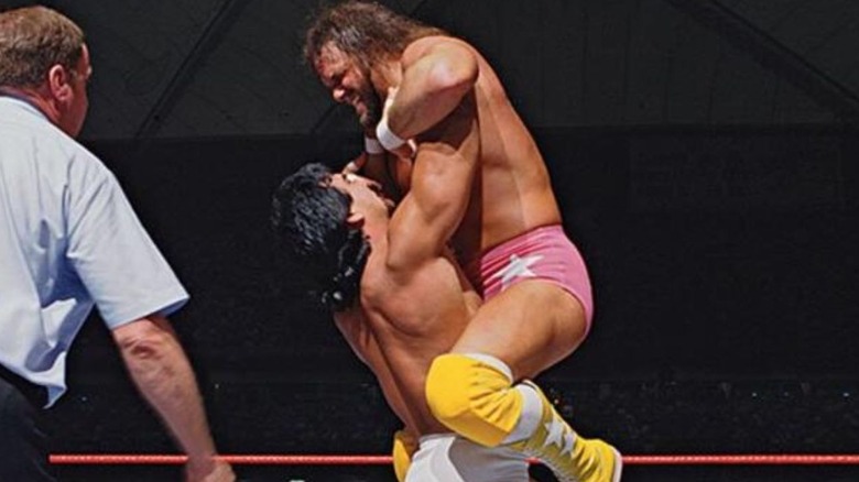Randy Savage wrestling Ricky Steamboat at WrestleMania 3