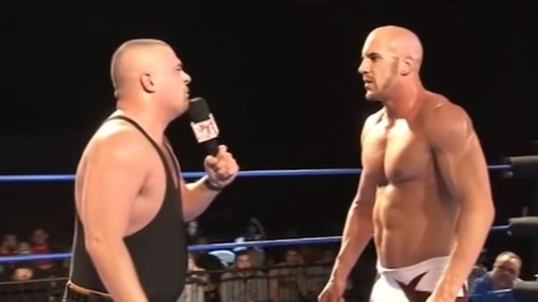 Eddie Kingston yelling at Claudio Castagnoli