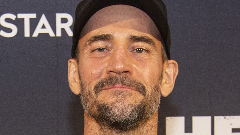 CM Punk looking straight