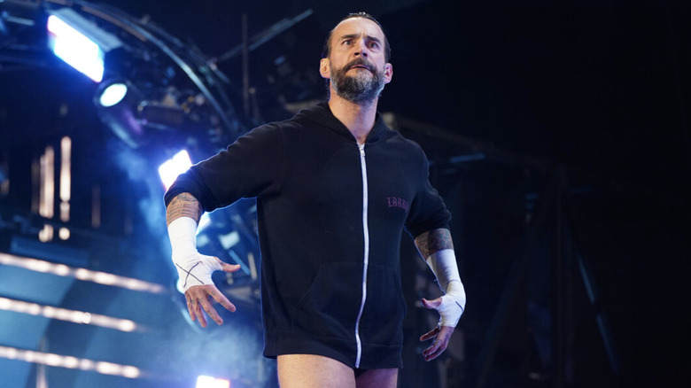 CM Punk walking to the ring