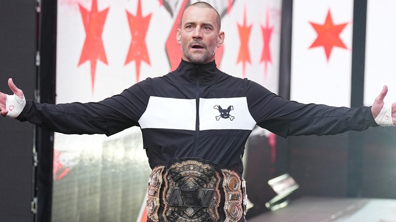 CM Punk makes his ring entrance