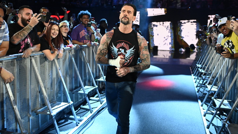 CM Punk walking to the ring