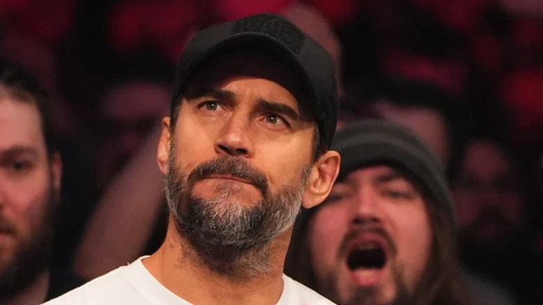 CM Punk with baseball cap