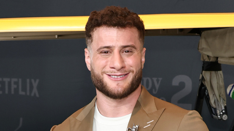 MJF at the premiere of Happy Gilmore 2
