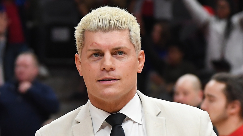 Cody Rhodes at NBA game