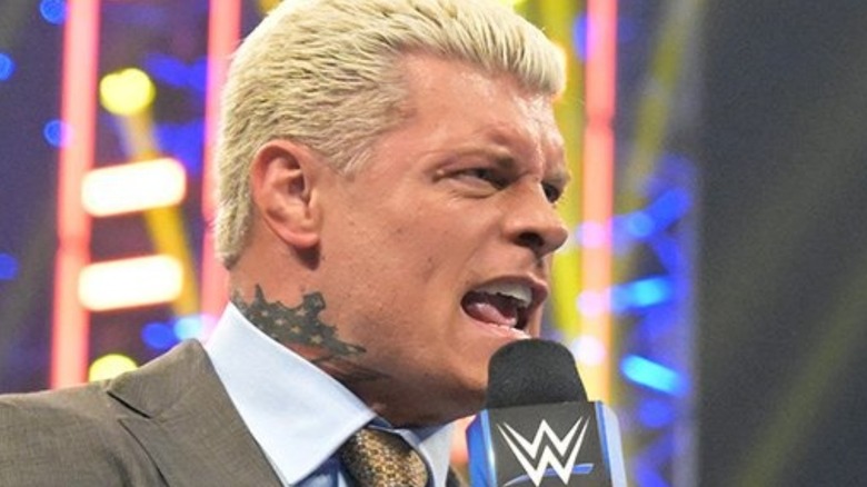Cody Rhodes is heated in his words