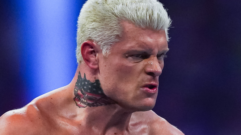 Cody Rhodes angry