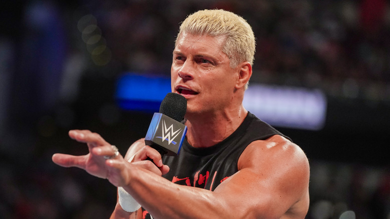 Cody Rhodes, being emotional