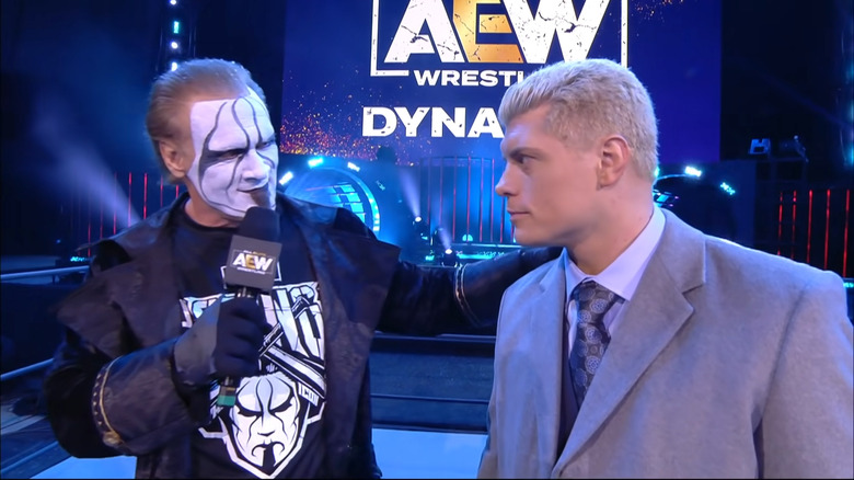 Sting talks to Cody Rhodes