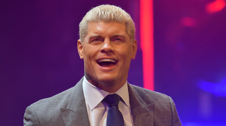 Cody Rhodes suit smiling