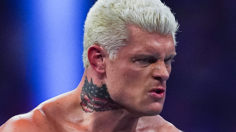 Cody Rhodes angry