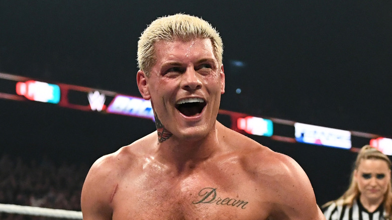 Cody Rhodes smiling