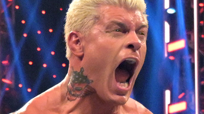Cody Rhodes screaming