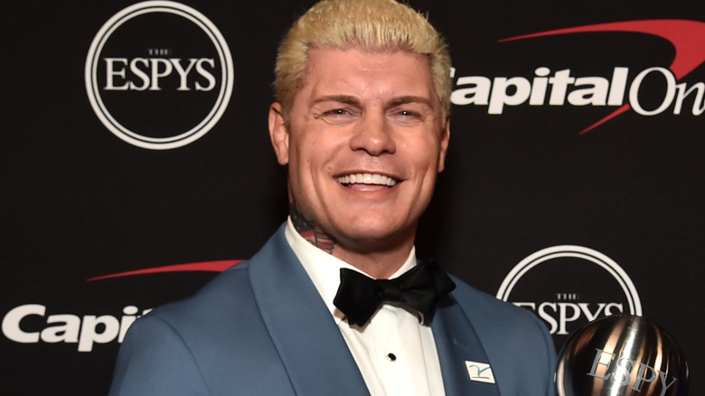 Cody Rhodes smiling