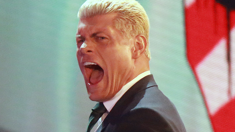 Cody Rhodes yelling