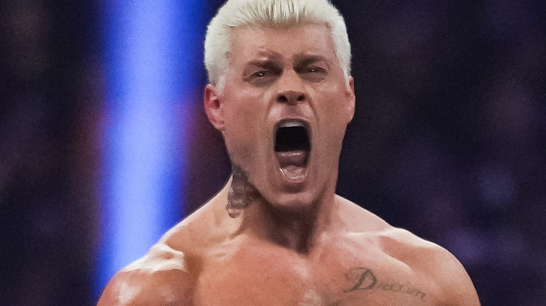 Cody Rhodes yelling