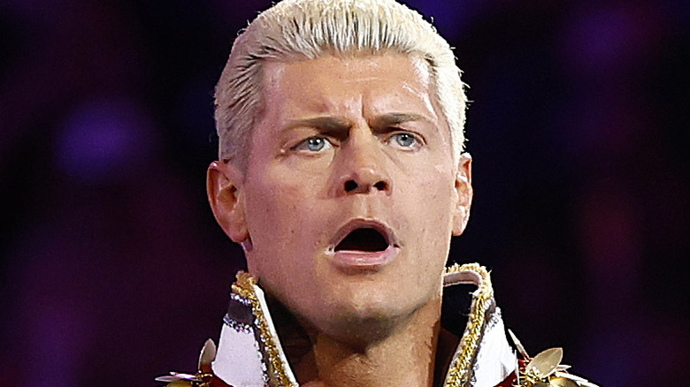 Cody Rhodes walking to the ring