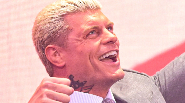 Cody Rhodes cheering