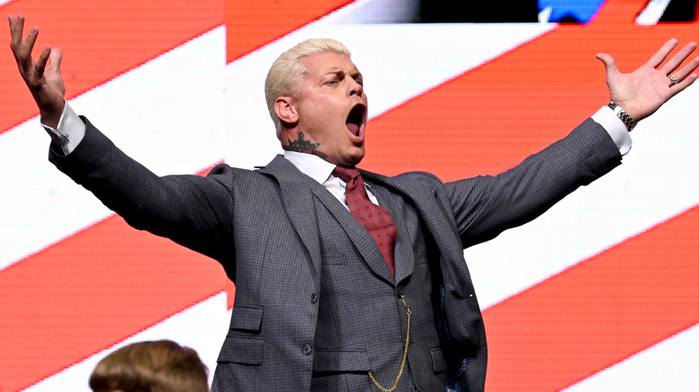 Cody Rhodes screaming