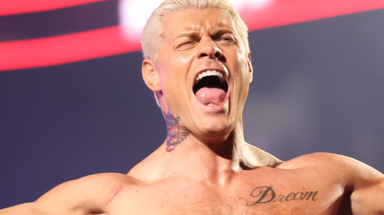 Cody Rhodes posing on turnbuckle