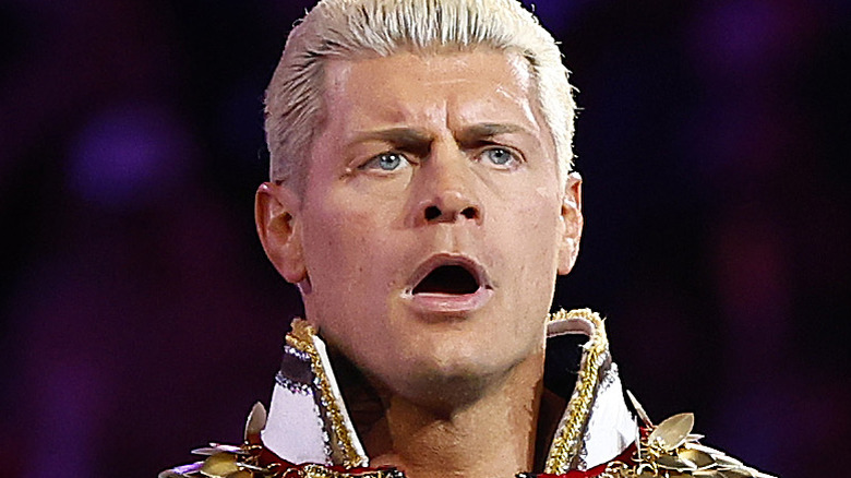 Cody Rhodes walking to the ring