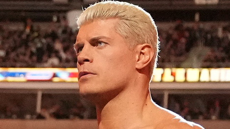 Cody Rhodes staring ahead
