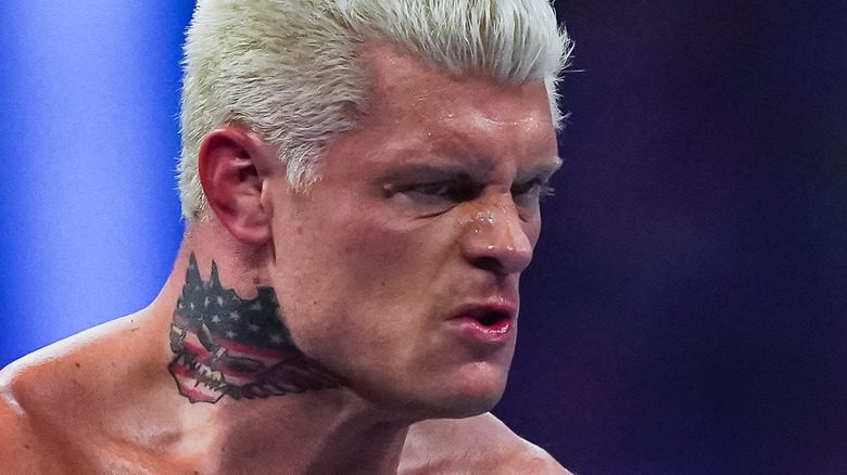 Cody Rhodes glaring