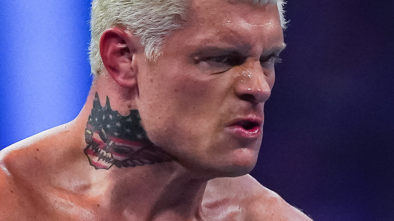 Cody Rhodes Looking Angry 