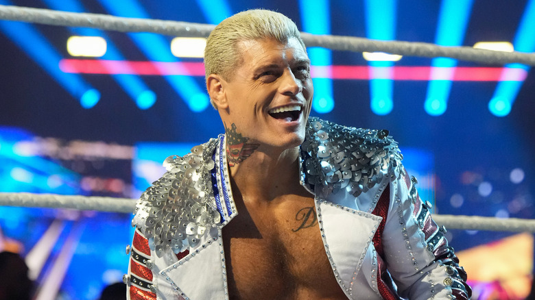 Cody Rhodes smiling