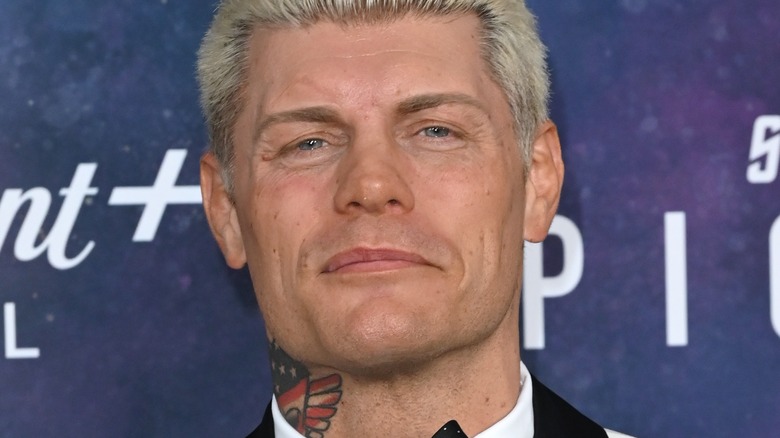 Cody Rhodes smiling at Picard event
