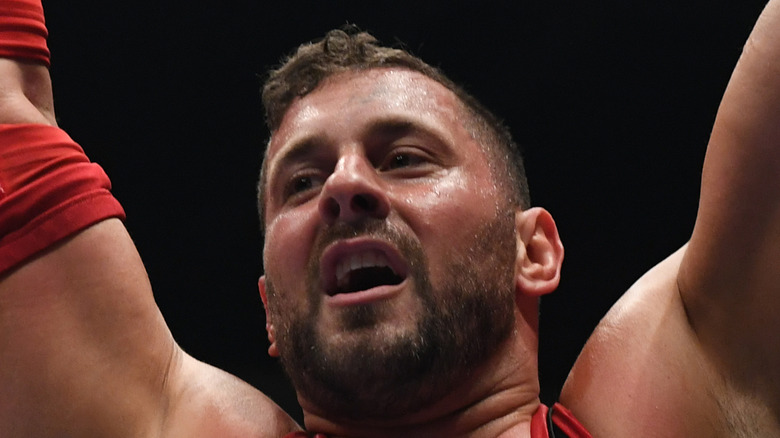 Colt Cabana celebrating