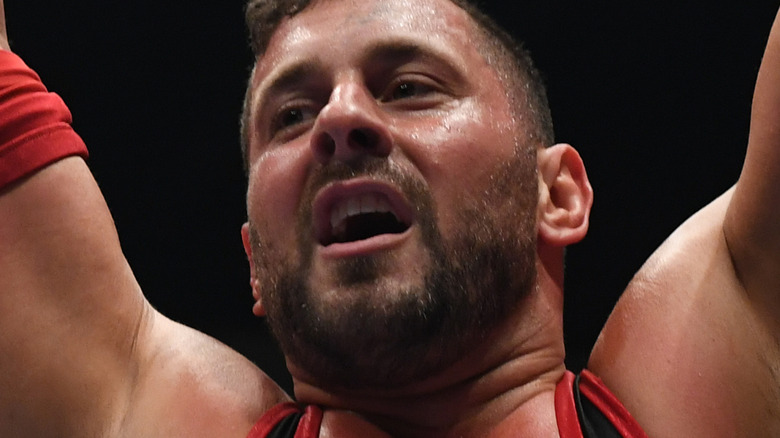 Colt Cabana celebrating