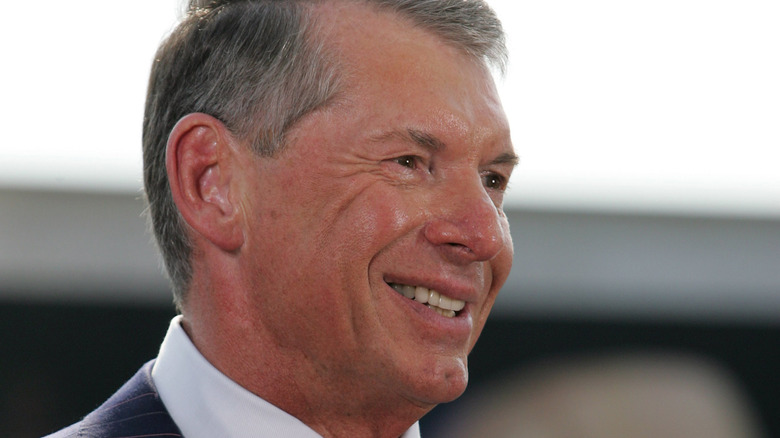 Vince McMahon smiling