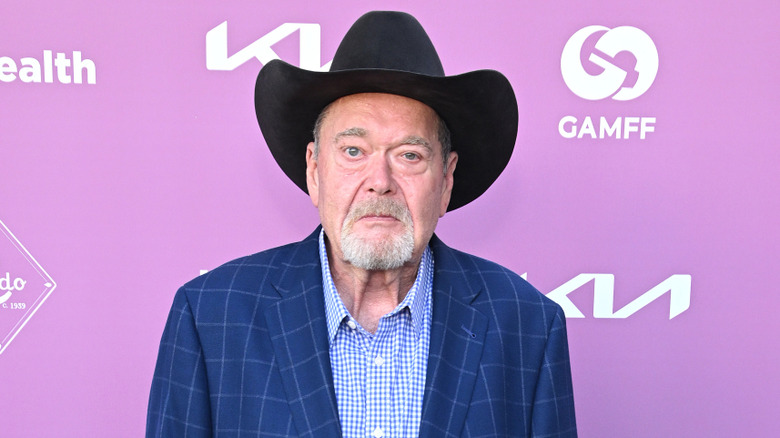 WWE legend Jim Ross attends the world premiere of 